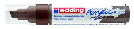 Marcador Acrylic Edding 5000 Biselado (5-10 Mm) Chocolate (Set de 5)