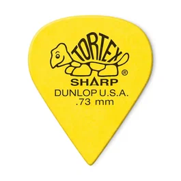 DUNLOP Púas Tortex Sharp 0,73 mm (pack de 72)