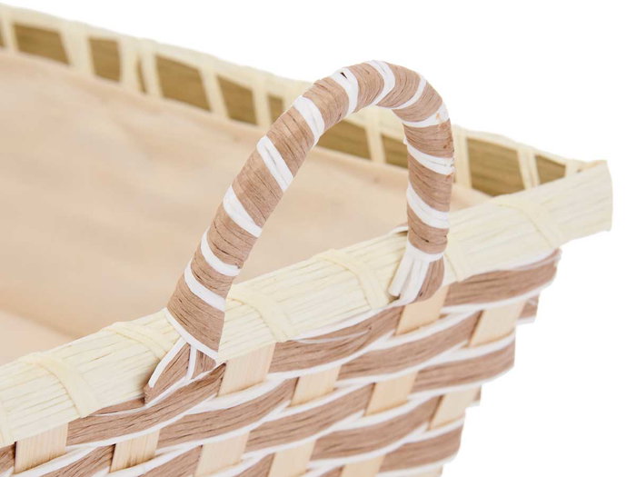 Kinvara Cesta Asas Trenzado Rectangular Jacinto de Agua Natural 29 x 18 x 12.5 cm (Set de 24) Kinvara Cesta Asas Trenzado Rectangular Jacinto de Agua Natural 29 x 18 x 12.5 cm (Set de 24)