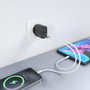 Aisens Cargador GaN 45W USB-C y USB-A Negro A110-0972