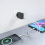 Aisens Cargador GaN 45W con USB-C y USB-A, Negro A110-0972