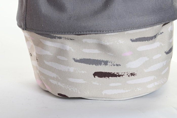 DKD Home Decor Cesta Ropa Poliéster Pinceladas Pack de 3