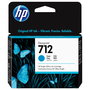 HP Tinte 712 Cyan - Cartucho de Tinta Color Cian, Referencia 3ED67A