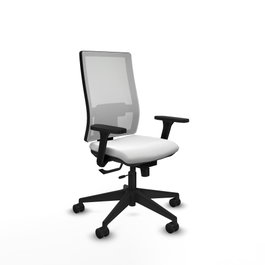 PIQUERAS Y CRESPO Silla de oficina Horna Blanco con Mecanismo Sincro/Traslack