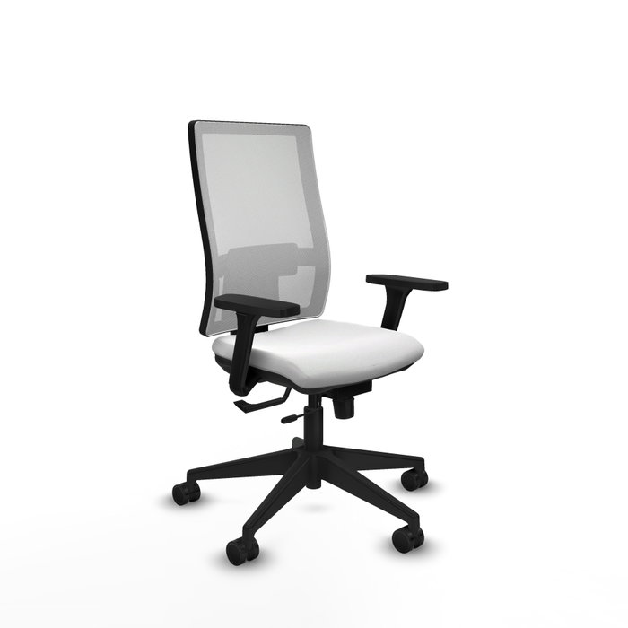 PIQUERAS Y CRESPO Silla de oficina Horna Blanco con Mecanismo Sincro/Traslack PIQUERAS Y CRESPO Silla de oficina Horna Blanco con Mecanismo Sincro/Traslack