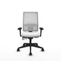 PIQUERAS Y CRESPO Silla de oficina Horna Blanco con Mecanismo Sincro/Traslack