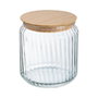 Luminarc Tarro de Cristal con Tapa de Bambú NOVA JAR 0,75L