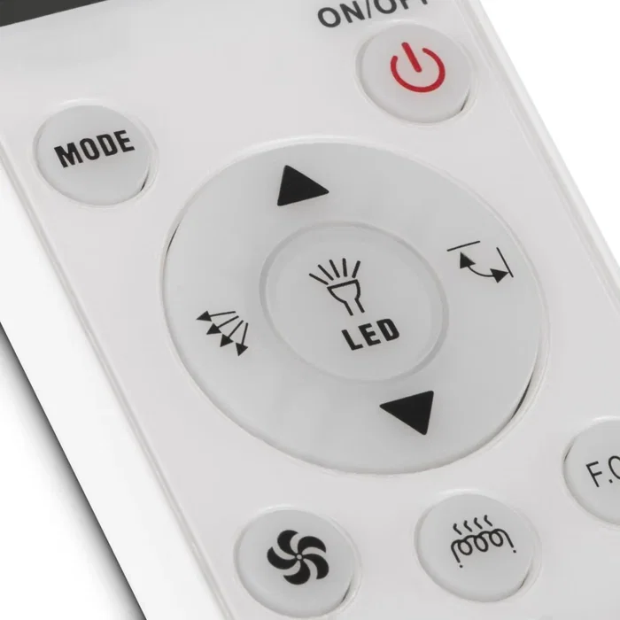 Hama 00221040 Mando a Distancia Universal para Aire Acondicionado, LCD Retroiluminado, Preprogramado para Daikin, Mitsubishi, Panasonic, LG, Samsung, Incluye Pilas