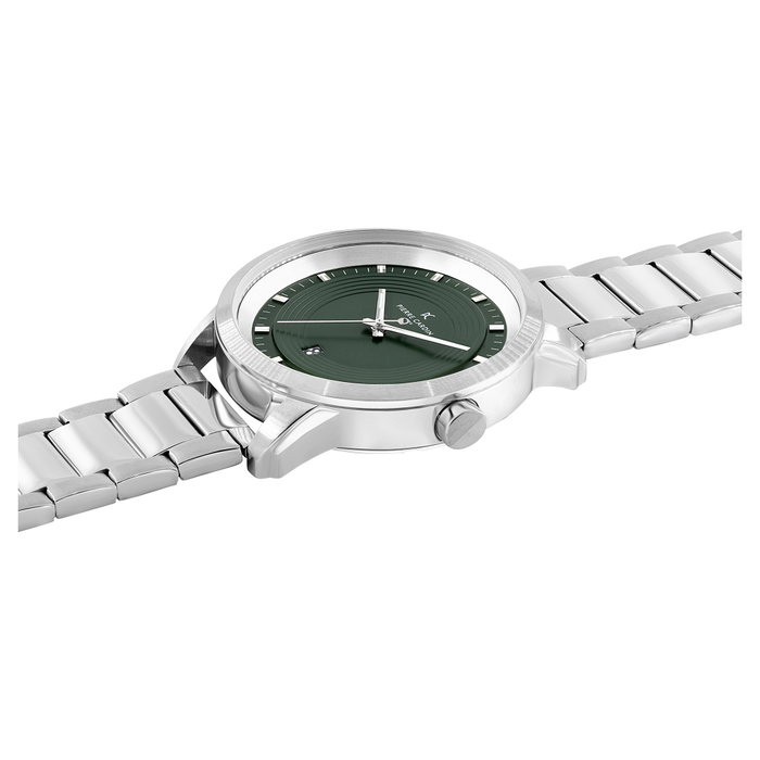 Pierre Cardin CCP.5028 con esfera verde y correa de acero