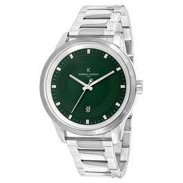 Pierre Cardin CCP.5028 con esfera verde y correa de acero