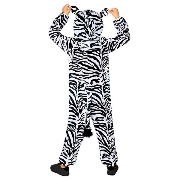 Liragram Disfraz Infantil Mono Zebra Talla 8-10 Años