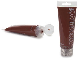 Pincello Tubo Pintura Acrílica 120ml Marrón 4x16x6cm (Set de 24)