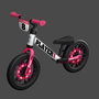 Bicicleta sin pedales new bike player con luces rosa10"