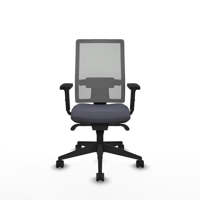 PIQUERAS Y CRESPO Silla de oficina Horna con mecanismo Sincro, Gris PIQUERAS Y CRESPO Silla de oficina Horna con mecanismo Sincro, Gris