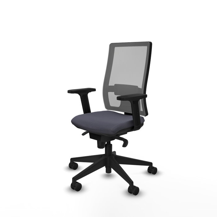 PIQUERAS Y CRESPO Silla de oficina Horna con mecanismo Sincro, Gris PIQUERAS Y CRESPO Silla de oficina Horna con mecanismo Sincro, Gris
