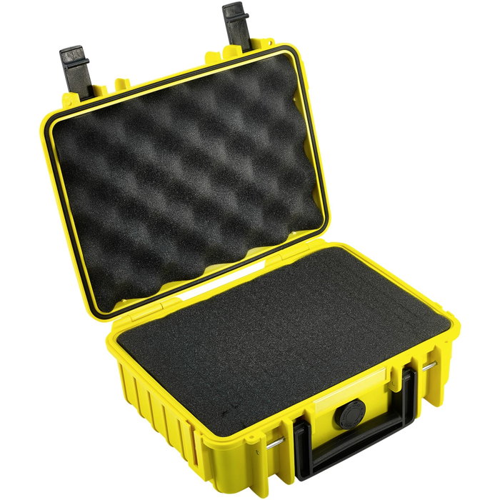 B&W Outdoor Case Type 1000 amarillo con inserto de espuma B&W Outdoor Case Type 1000 amarillo con inserto de espuma