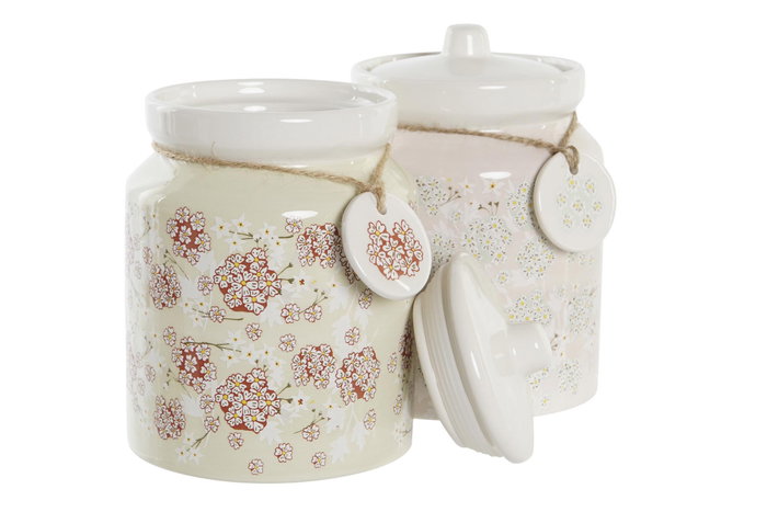 DKD Home Decor Bote de Dolomite Ivy&daisy 2022 1 L