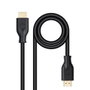 Nanocable Cable HDMI V2.0 4K@60Hz 18Gbps CCS 0,5 m Negro