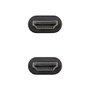 Nanocable Cable HDMI V2.0 4K@60Hz 18Gbps CCS 0,5 m Negro