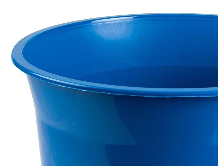 Q-connect Papelera Plástico Azul Opaco 13 Litros 275x285 mm