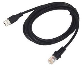 Honeywell CBL-420-300-C00 Cable RS232 Auxiliar para Honeywell Bioptic Stratos, Negro, 3m, Negro, 10 pin modular, en espiral