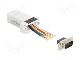 DeLOCK 67102 Adaptador de interfaz VGA macho a RJ45 blanco