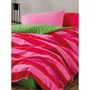 Juego de Cama 220x240 cm + 2 Fundas de Almohada 60x60 cm 100% Algodón Rosa ASI8684283036165