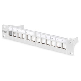 Digitus DN-91419 Patchpanel Modular 12 Puertos Gris