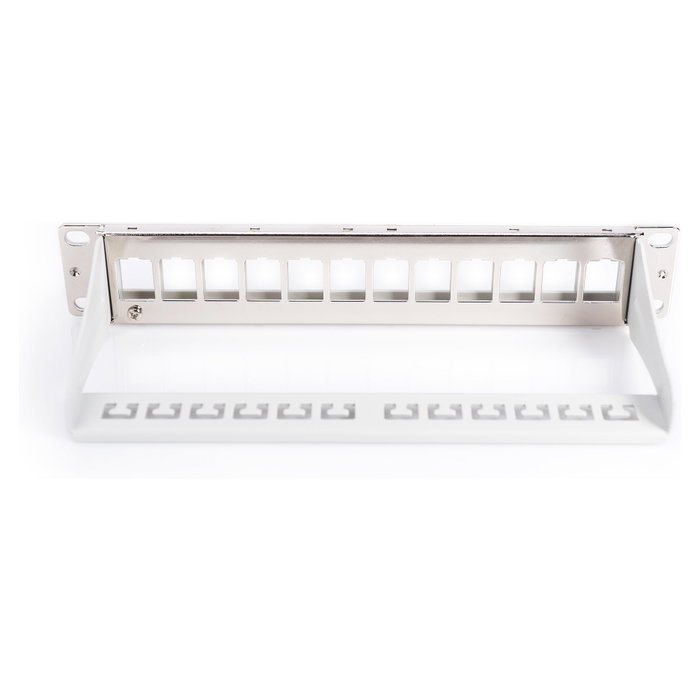 Digitus DN-91419 Patchpanel Modular 12 Puertos Gris