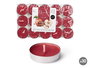 Acorde Set 30 Velas Tea Light Manzana Canela 3H 19 x 11.2 x 2.7 cm (Set de 24)