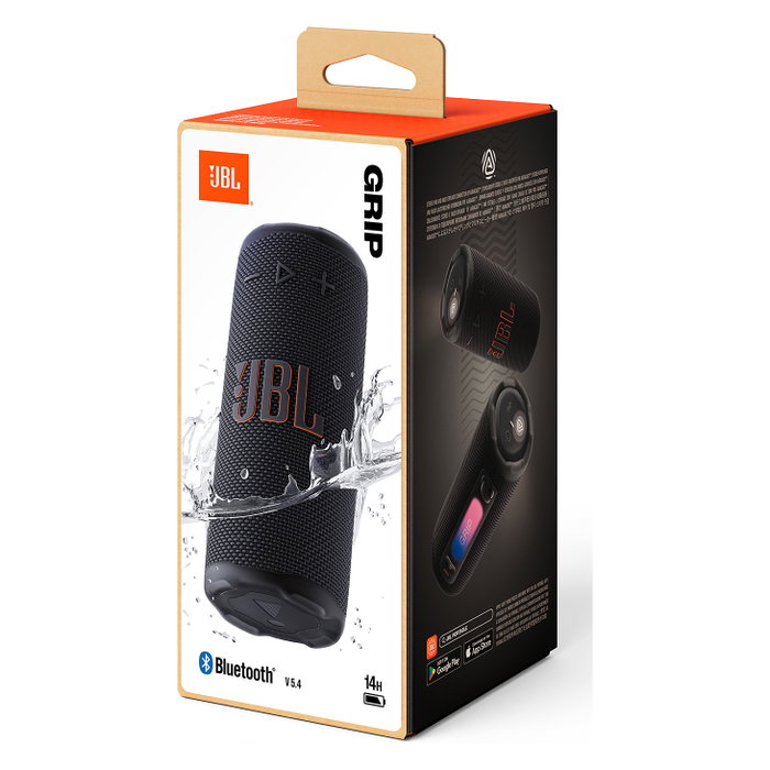 JBL Grip Altavoz Bluetooth portátil monofónico 16 W Negro IP68 Resistente JBL Grip Altavoz Bluetooth portátil monofónico 16 W Negro IP68 Resistente