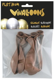 Vivalloons Globos Cobre Medianoche Pack de 6