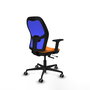 PIQUERAS Y CRESPO Silla de oficina Jorquera Naranja/Azul