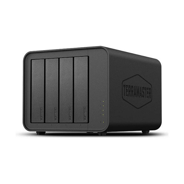 TerraMaster F4-424 PRO NAS de 4 Bahías, Intel Core i3-N305, 32GB DDR5, 2x2.5GbE, 2xM.2 NVMe, HDMI 2.0b, Sin Discos