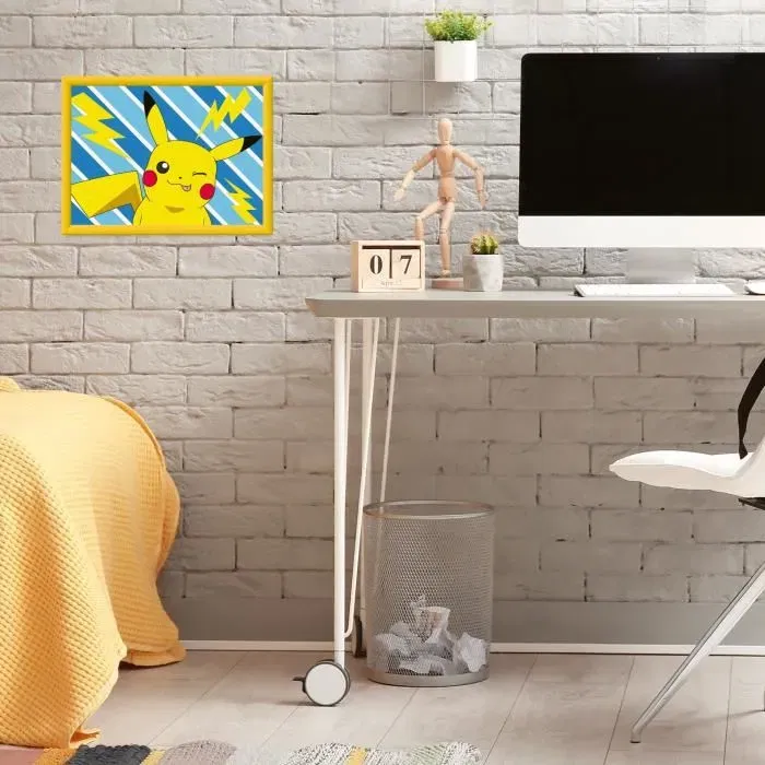Ravensburger Kit de Pintura por Números CreArt Kids Pikachu Lightning Bolt 25905 (18 x 24 cm), a partir de 7 años