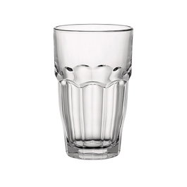 Bormioli Rocco MM Rockbar Vaso de cristal templado, 646 ml (6 unidades), apilable, diám. 95 mm, altura 163 mm, apto lavavajillas