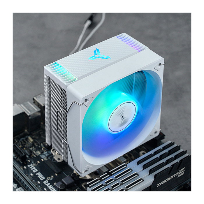 Jonsbo CR-1000 EVO RGB Enfriador de CPU 120mm - Blanco