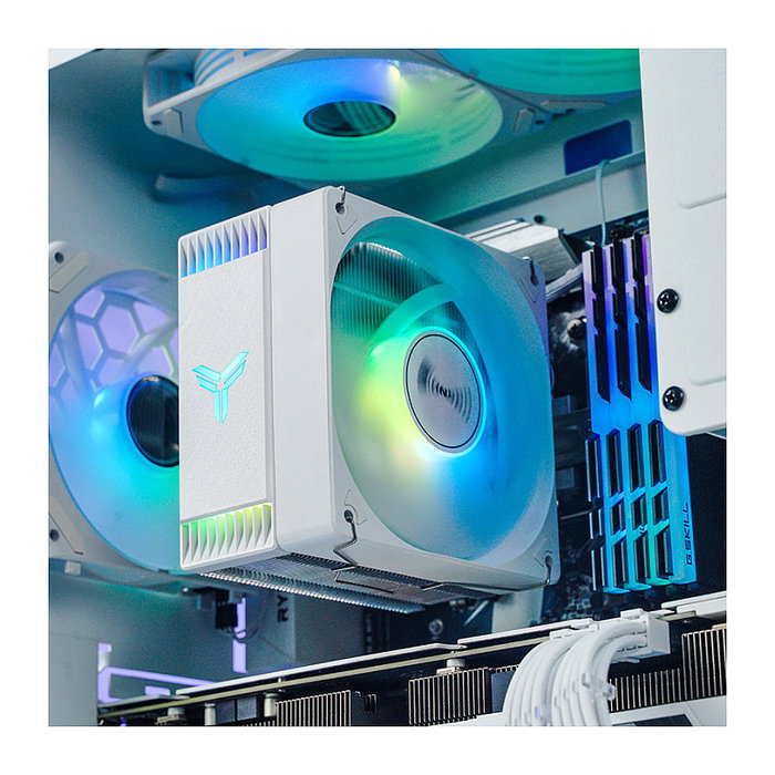 Jonsbo CR-1000 EVO RGB Enfriador de CPU 120mm - Blanco
