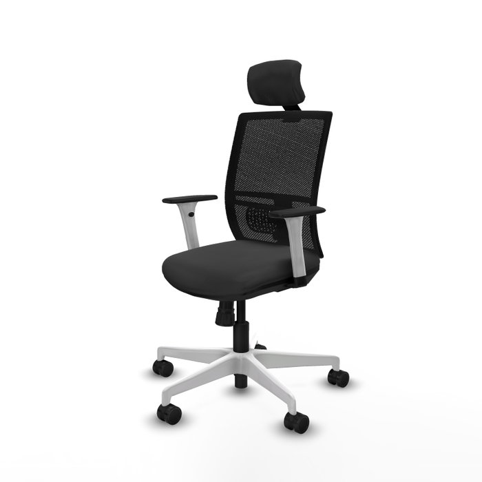 PIQUERAS Y CRESPO Silla de oficina Yunquera con Mecanismo Sincro Gris oscuro y Negro PIQUERAS Y CRESPO Silla de oficina Yunquera con Mecanismo Sincro Gris oscuro y Negro