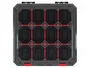 KISTENBERG TITAN 40 Contenedor con Particiones Negro