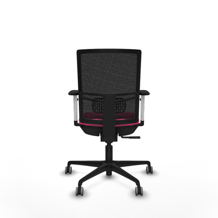 PIQUERAS Y CRESPO Silla de oficina Yunquera con mecanismo Sincro, Rosa y Negro PIQUERAS Y CRESPO Silla de oficina Yunquera con mecanismo Sincro, Rosa y Negro