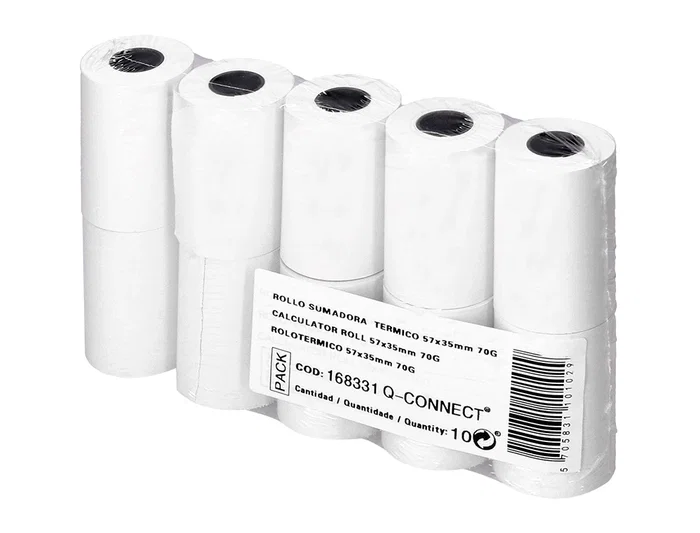 Greening Rollo Sumadora TPV 57 mm Ancho x 35 mm Diámetro sin Bisfenol A Papel 70 g/m²