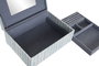 DKD Home Decor Joyero Mediterraneo Azul Blanco 23 x 17 x 9 cm