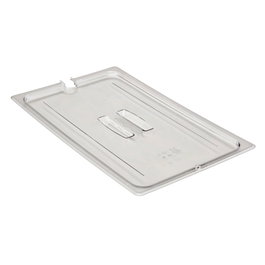 CAMBRO Tapa con muesca y asa GN 1/1 de 32,5 x 53 cm - Transparente