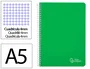 Liderpapel Cuaderno espiral Witty A5 verde tapa dura 80 hojas 90gr cuadro 4mm con margen