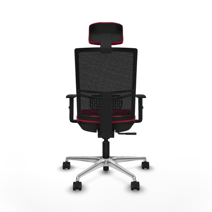 PIQUERAS Y CRESPO Silla de oficina Yunquera con mecanismo Sincro, Rojo y Negro PIQUERAS Y CRESPO Silla de oficina Yunquera con mecanismo Sincro, Rojo y Negro