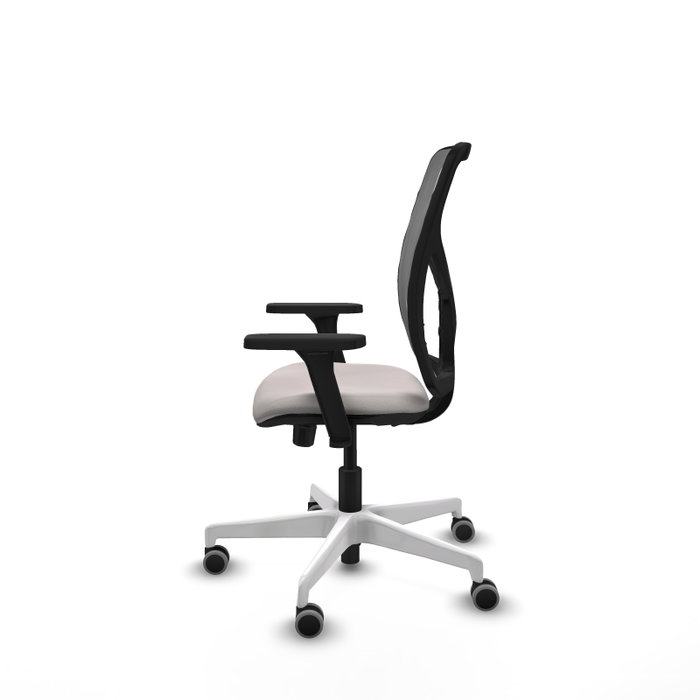 PIQUERAS Y CRESPO Silla de oficina Motilla con mecanismo Sincro/Traslack Blanco/Gris PIQUERAS Y CRESPO Silla de oficina Motilla con mecanismo Sincro/Traslack Blanco/Gris