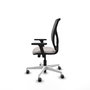 PIQUERAS Y CRESPO Silla de oficina Motilla con mecanismo Sincro/Traslack Blanco/Gris