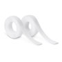 Inofix Rollo adhesivo térmico de cierre de gancho y bucle blanco 20 mm x 1,5 m, fijación mediante planchado, reutilizable