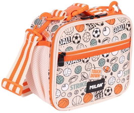 MILAN DISEÑO Bolsa isotérmica portameriendas 3.5 L 3 recipientes serie Sports beige
